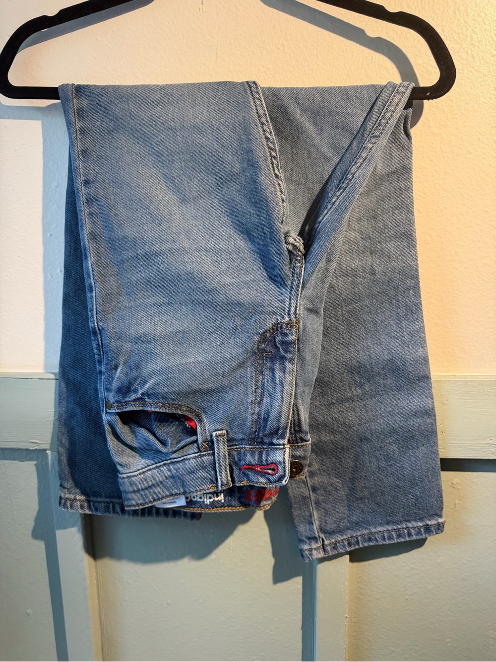 Wrangler Light Blue Men’s Relaxed Jeans